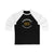 Forbort 28 Boston Hockey Number Arch Design Unisex Tri-Blend 3/4 Sleeve Raglan Baseball Shirt