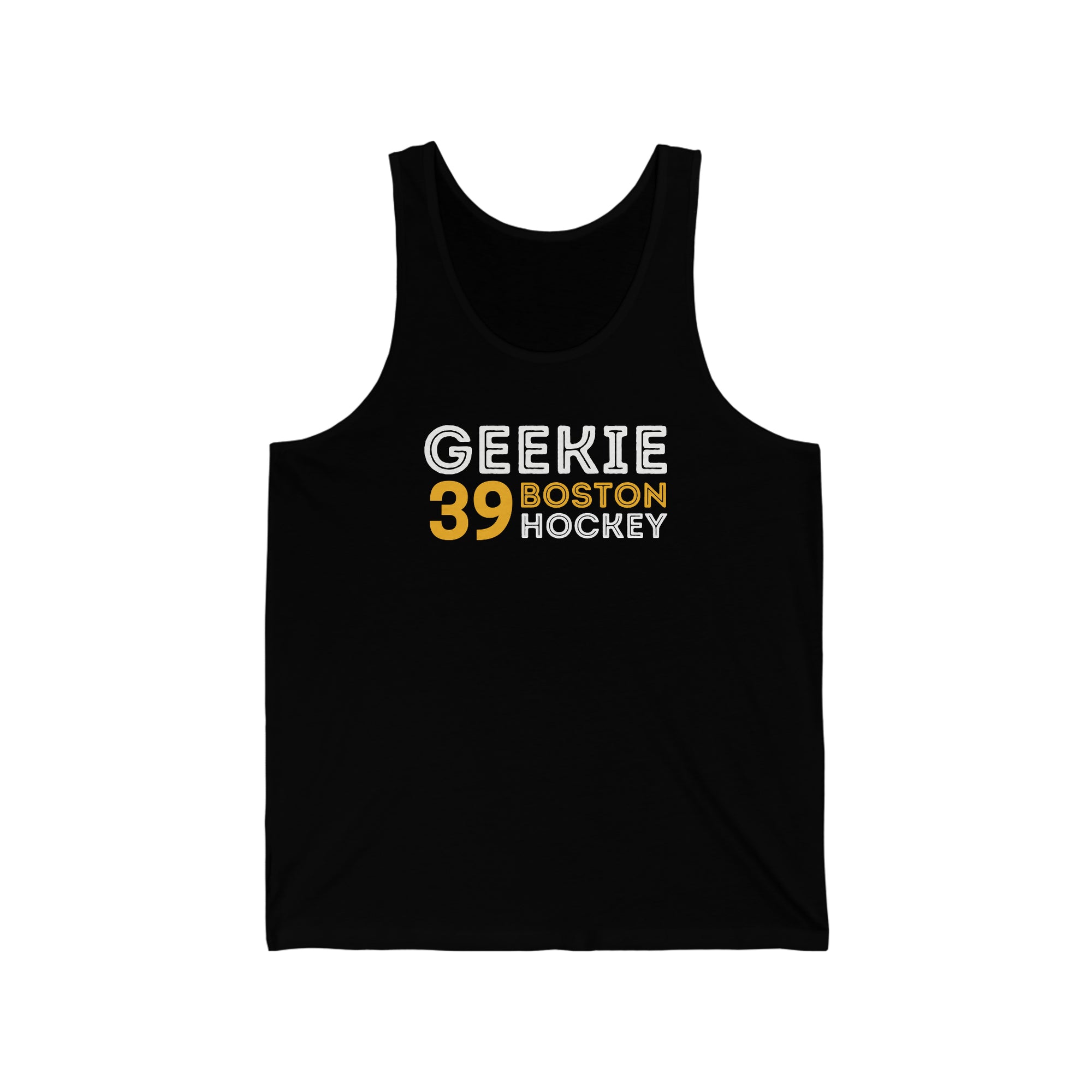 Geekie 39 Boston Hockey Grafitti Wall Design Unisex Jersey Tank Top