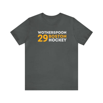 Wotherspoon 29 Boston Hockey Grafitti Wall Design Unisex T-Shirt