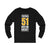 Poitras 51 Boston Hockey Gold Vertical Design Unisex Jersey Long Sleeve Shirt