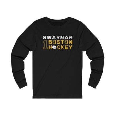Swayman 1 Boston Hockey Unisex Jersey Long Sleeve Shirt