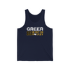 Greer 10 Boston Hockey Unisex Jersey Tank Top
