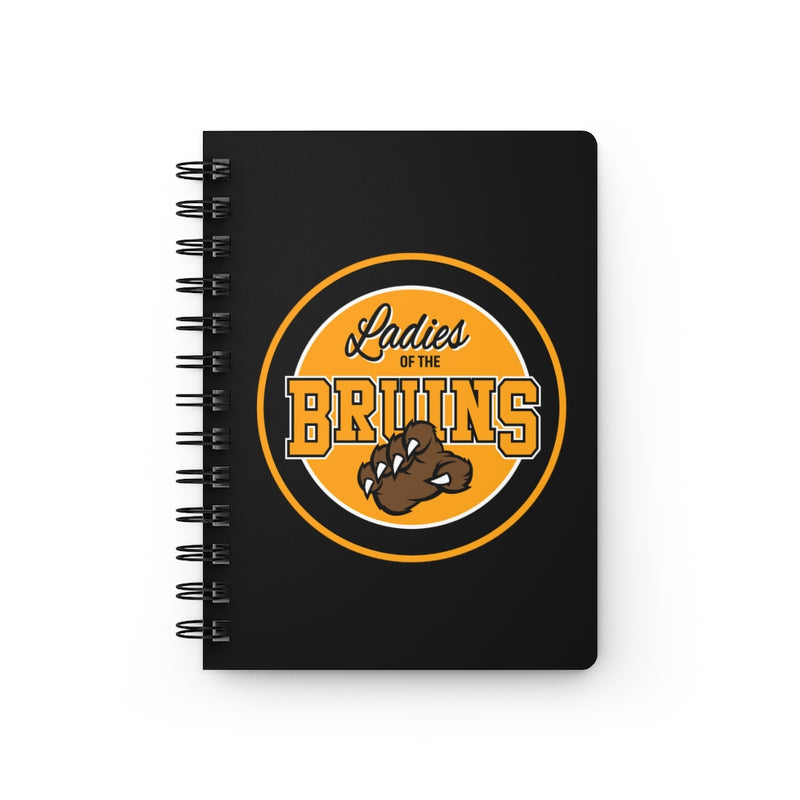 Ladies Of The Bruins Spiral Bound Journal In Black