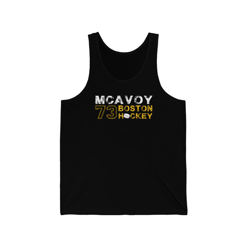 McAvoy 73 Boston Hockey Unisex Jersey Tank Top