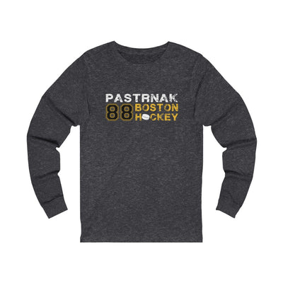 Pastrnak 88 Boston Hockey Unisex Jersey Long Sleeve Shirt