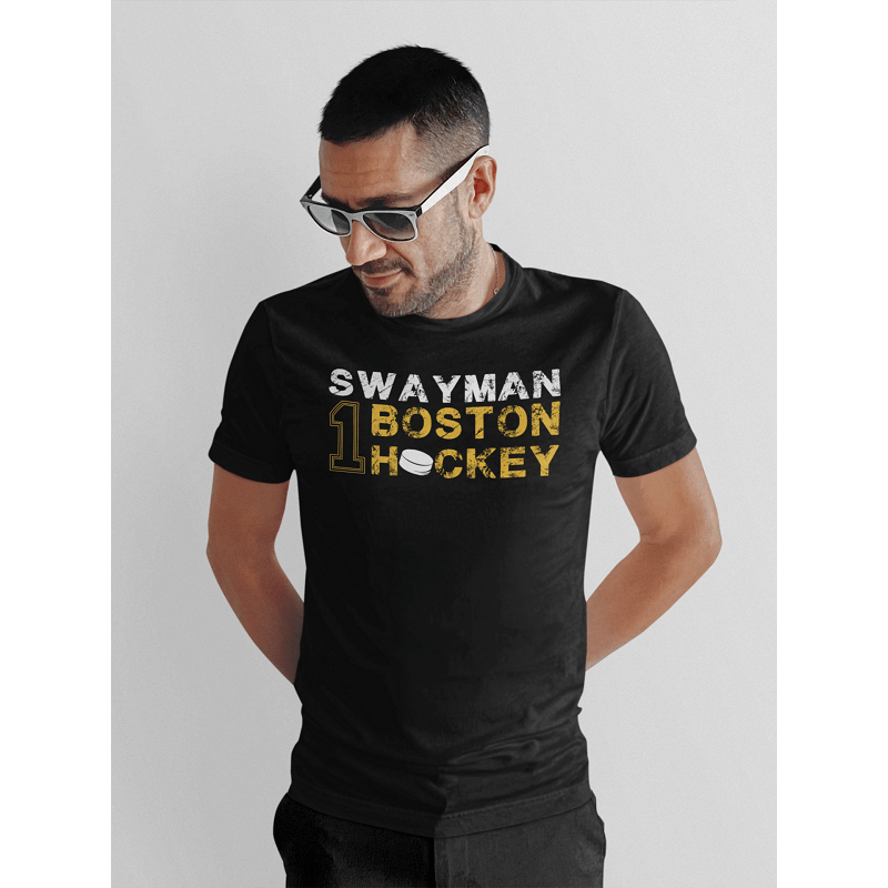 Swayman 1 Boston Hockey Unisex Jersey Tee