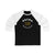 Zacha 18 Boston Hockey Number Arch Design Unisex Tri-Blend 3/4 Sleeve Raglan Baseball Shirt