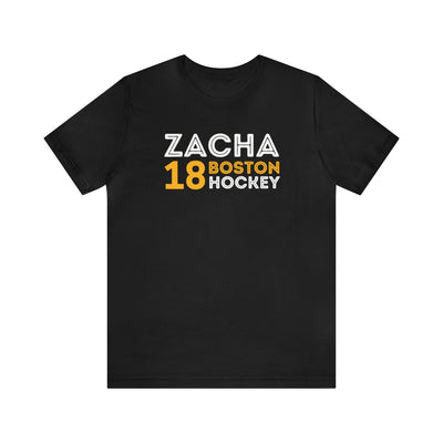 Zacha 18 Boston Hockey Grafitti Wall Design Unisex T-Shirt