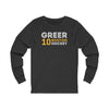 Greer 10 Boston Hockey Grafitti Wall Design Unisex Jersey Long Sleeve Shirt