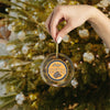 Ladies Of The Bruins Glass Ornament, Original Design