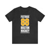 Pastrnak 88 Boston Hockey Gold Vertical Design Unisex T-Shirt