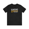 Lucic 17 Boston Hockey Grafitti Wall Design Unisex T-Shirt