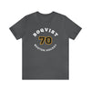 Boqvist 70 Boston Hockey Number Arch Design Unisex T-Shirt