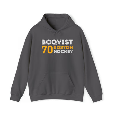Boqvist 70 Boston Hockey Grafitti Wall Design Unisex Hooded Sweatshirt
