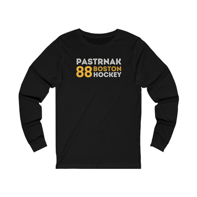 Pastrnak 88 Boston Hockey Grafitti Wall Design Unisex Jersey Long Sleeve Shirt