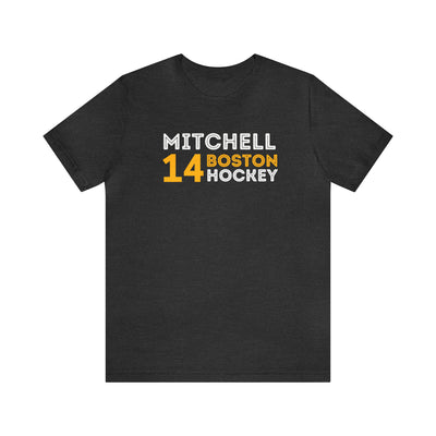 Mitchell 14 Boston Hockey Grafitti Wall Design Unisex T-Shirt