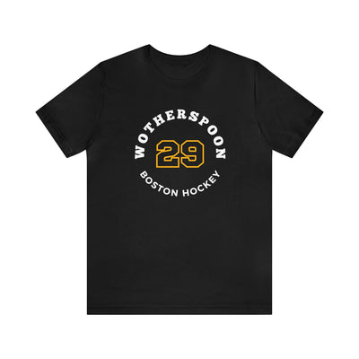 Wotherspoon 29 Boston Hockey Number Arch Design Unisex T-Shirt