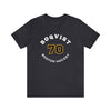 Boqvist 70 Boston Hockey Number Arch Design Unisex T-Shirt