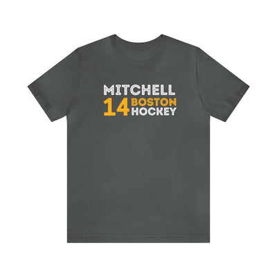 Mitchell 14 Boston Hockey Grafitti Wall Design Unisex T-Shirt