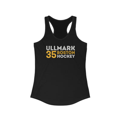 Ullmark 35 Boston Hockey Grafitti Wall Design Women's Ideal Racerback Tank Top