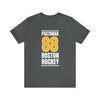 Pastrnak 88 Boston Hockey Gold Vertical Design Unisex T-Shirt