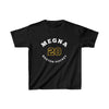 Megna 20 Boston Hockey Number Arch Design Kids Tee