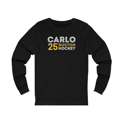 Carlo 25 Boston Hockey Grafitti Wall Design Unisex Jersey Long Sleeve Shirt