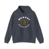 McAvoy 73 Boston Hockey Number Arch Design Unisex Hooded Sweatshirt
