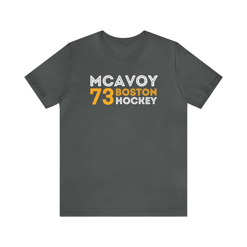 McAvoy 73 Boston Hockey Grafitti Wall Design Unisex T-Shirt