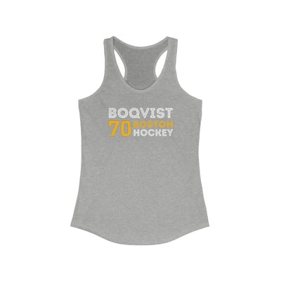 Boqvist 70 Boston Hockey Grafitti Wall Design Women's Ideal Racerback Tank Top