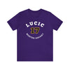 Lucic 17 Boston Hockey Number Arch Design Unisex T-Shirt