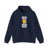 Greer 10 Boston Hockey Gold Vertical Design Unisex Hooded Sweatshirt