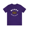 Megna 20 Boston Hockey Number Arch Design Unisex T-Shirt