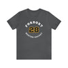 Forbort 28 Boston Hockey Number Arch Design Unisex T-Shirt