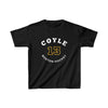 Coyle 13 Boston Hockey Number Arch Design Kids Tee