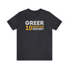 Greer 10 Boston Hockey Grafitti Wall Design Unisex T-Shirt