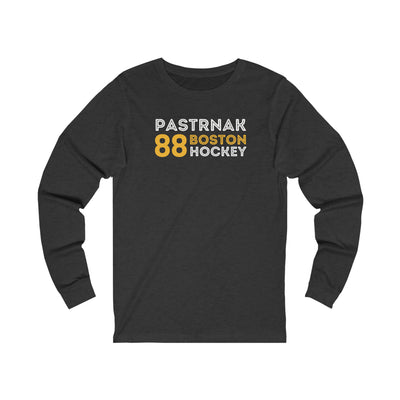 Pastrnak 88 Boston Hockey Grafitti Wall Design Unisex Jersey Long Sleeve Shirt