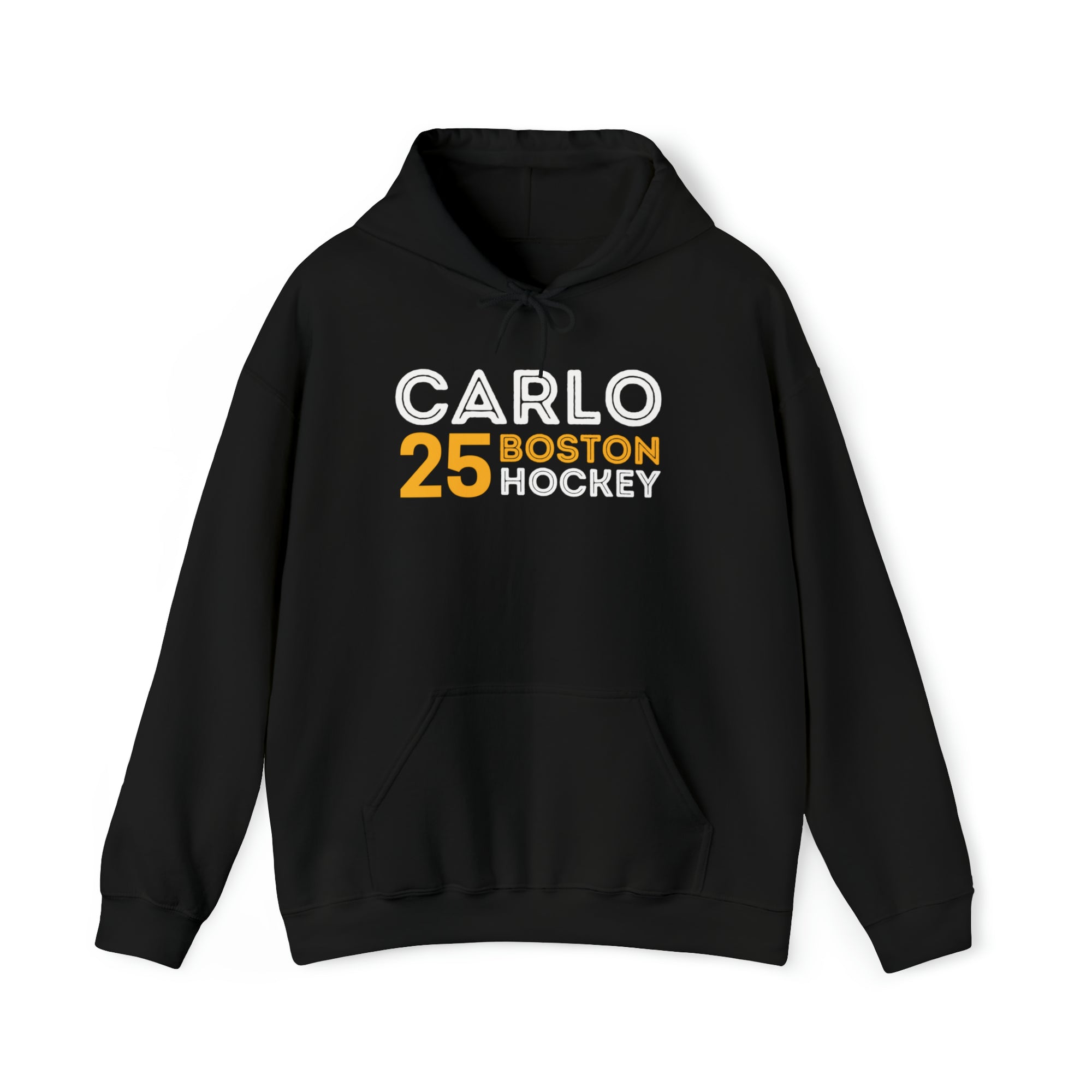 Carlo 25 Boston Hockey Grafitti Wall Design Unisex Hooded Sweatshirt