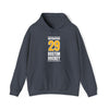 Wotherspoon 29 Boston Hockey Gold Vertical Design Unisex Hooded Sweatshirt