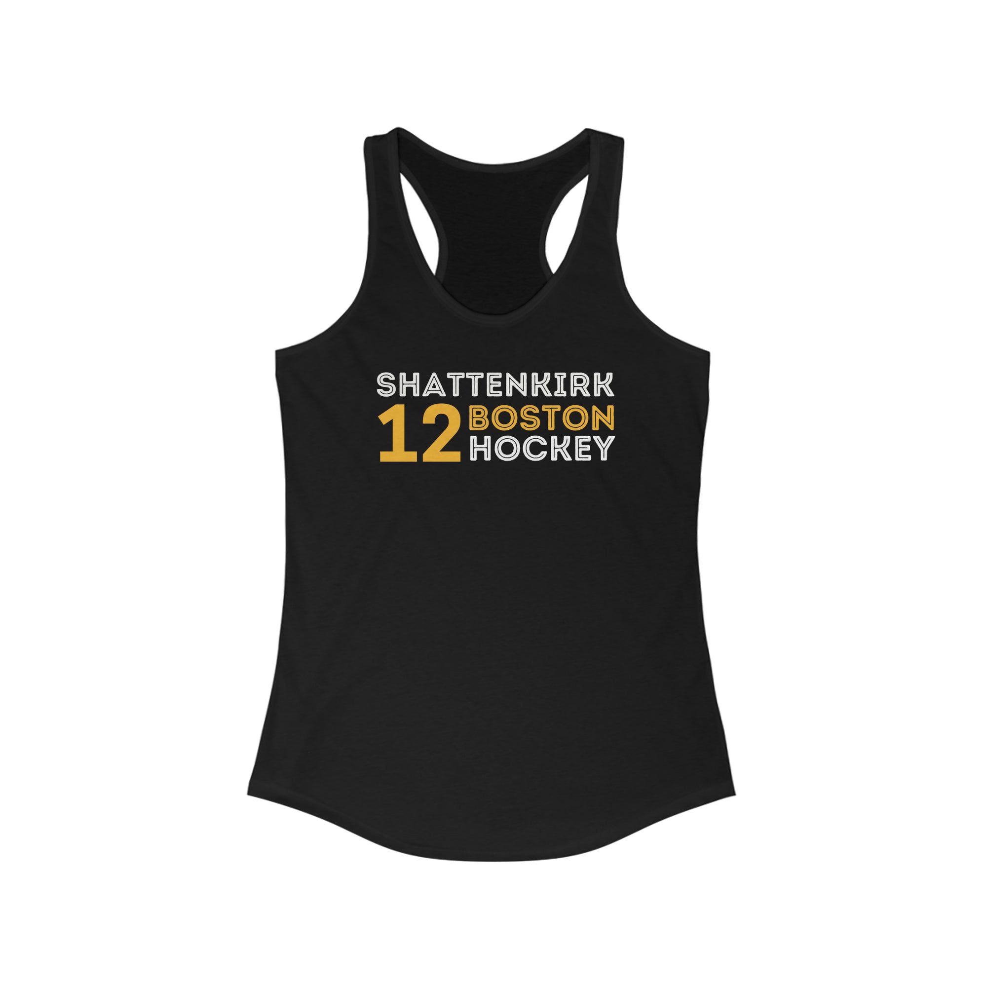 Shattenkirk 12 Boston Hockey Grafitti Wall Design Women's Ideal Racerback Tank Top
