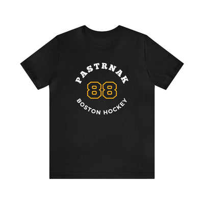 Pastrnak 88 Boston Hockey Number Arch Design Unisex T-Shirt
