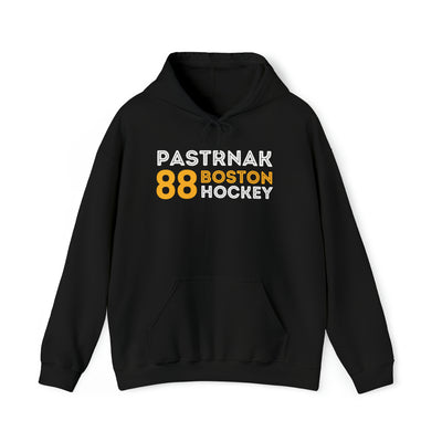Pastrnak 88 Boston Hockey Grafitti Wall Design Unisex Hooded Sweatshirt
