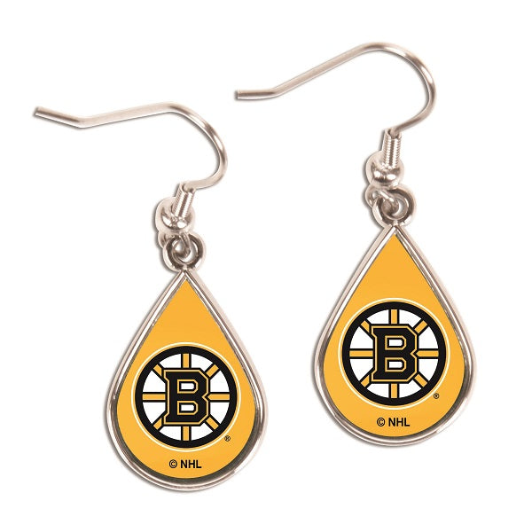 Boston Bruins Teardrop Earrings