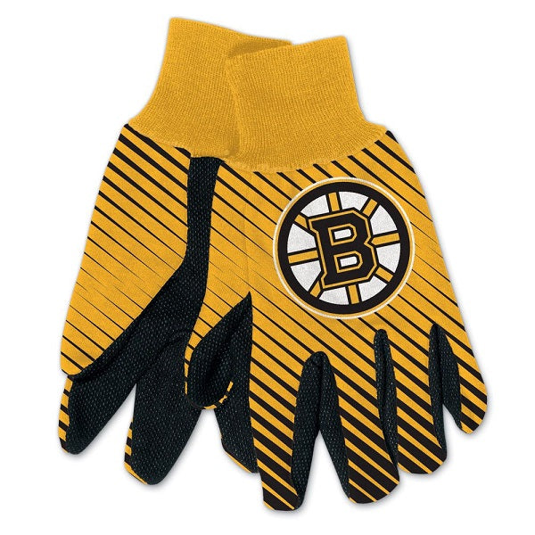Boston Bruins Adult Two Tone Gloves