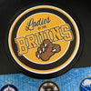 Ladies Of The Bruins Group Hockey Puck With 3D Texture