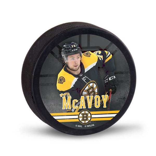 Charlie McAvoy Hockey Puck - Boston Bruins