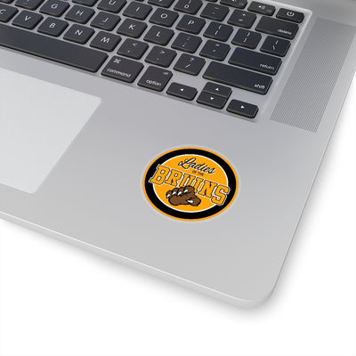 Ladies Of The Bruins Group Logo Kiss-Cut Stickers