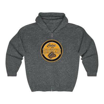 Ladies Of The Bruins Unisex Fit Full Zip Hoodie Sweatshirt