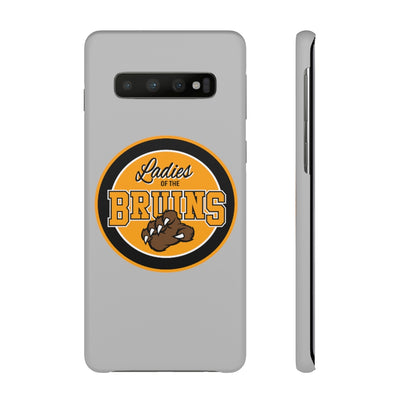Ladies Of The Bruins Snap Phone Cases in Grey