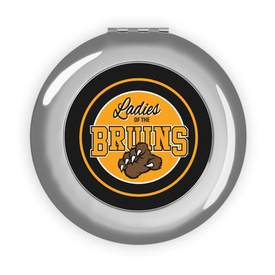 Ladies Of The Bruins Compact Travel Mirror In Black
